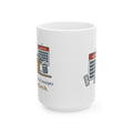 Large 15oz Tax Preparer Mug - Your Shoebox of Receipts Is My March. Busy Season Gift
