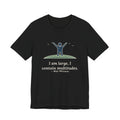 Walt Whitman Quote T-Shirt, I Am Large, I Contain Multitudes, Literary Starry Figure Tee