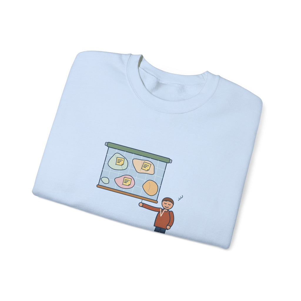 Geography Teacher Crewneck Sweatshirt - Three Countries Renamed Since Printing Classroom Map