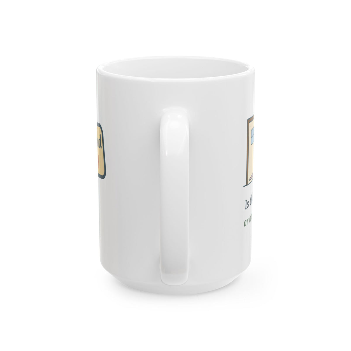 Large 15oz School Counselor Mug - Real Problem or Math-Test Problem? Counseling Office Gift