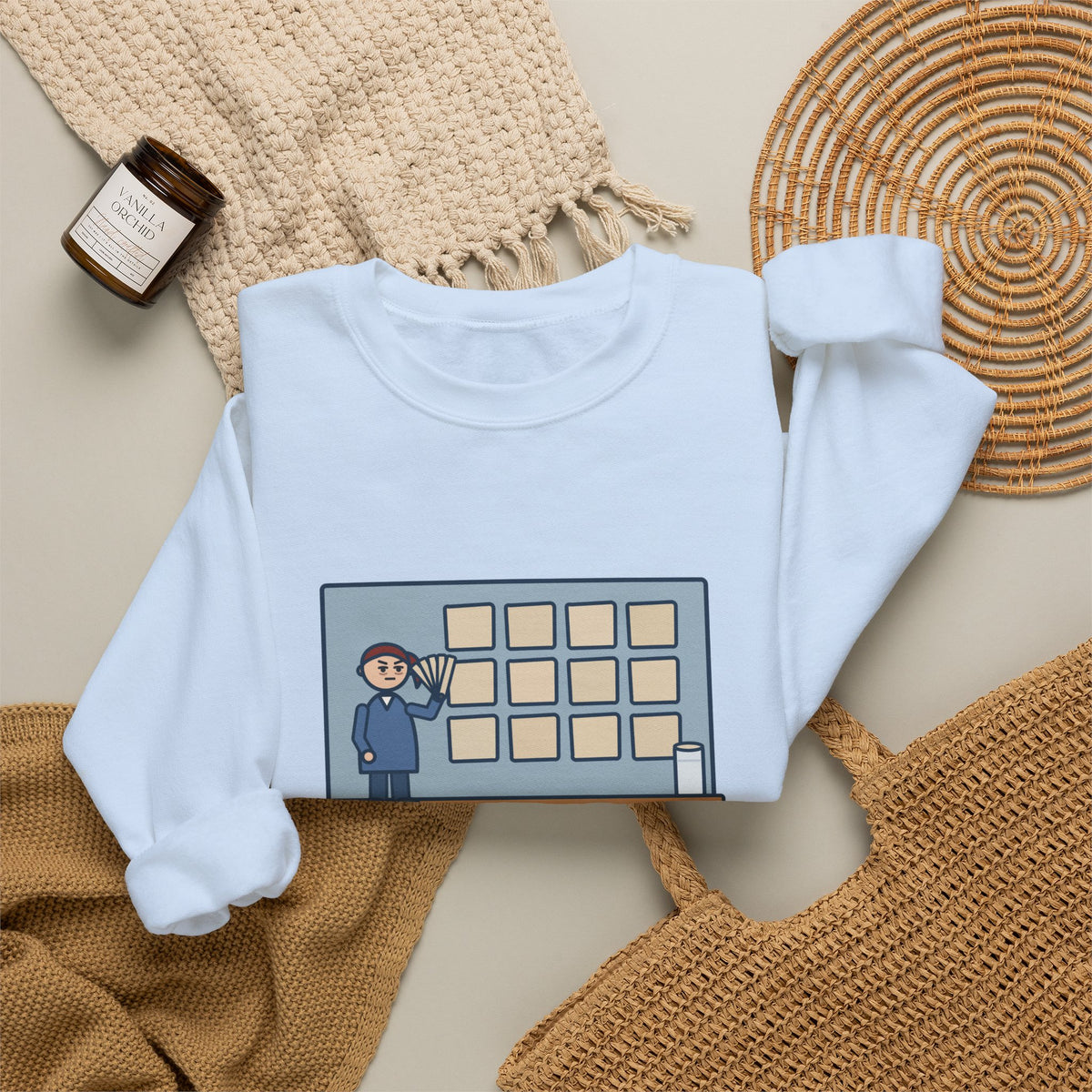 Paint Color Sweatshirt, Spent an Hour Picking One, All Twelve Samples Were Beige, Funny Sample Wall Crewneck