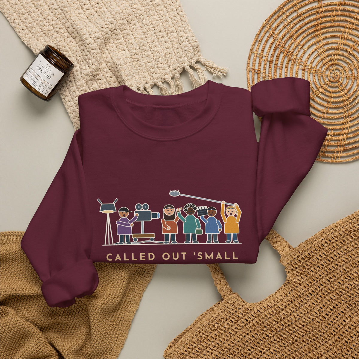 Film Set Nurse Crewneck Sweatshirt - Small Cut, Whole Crew Froze