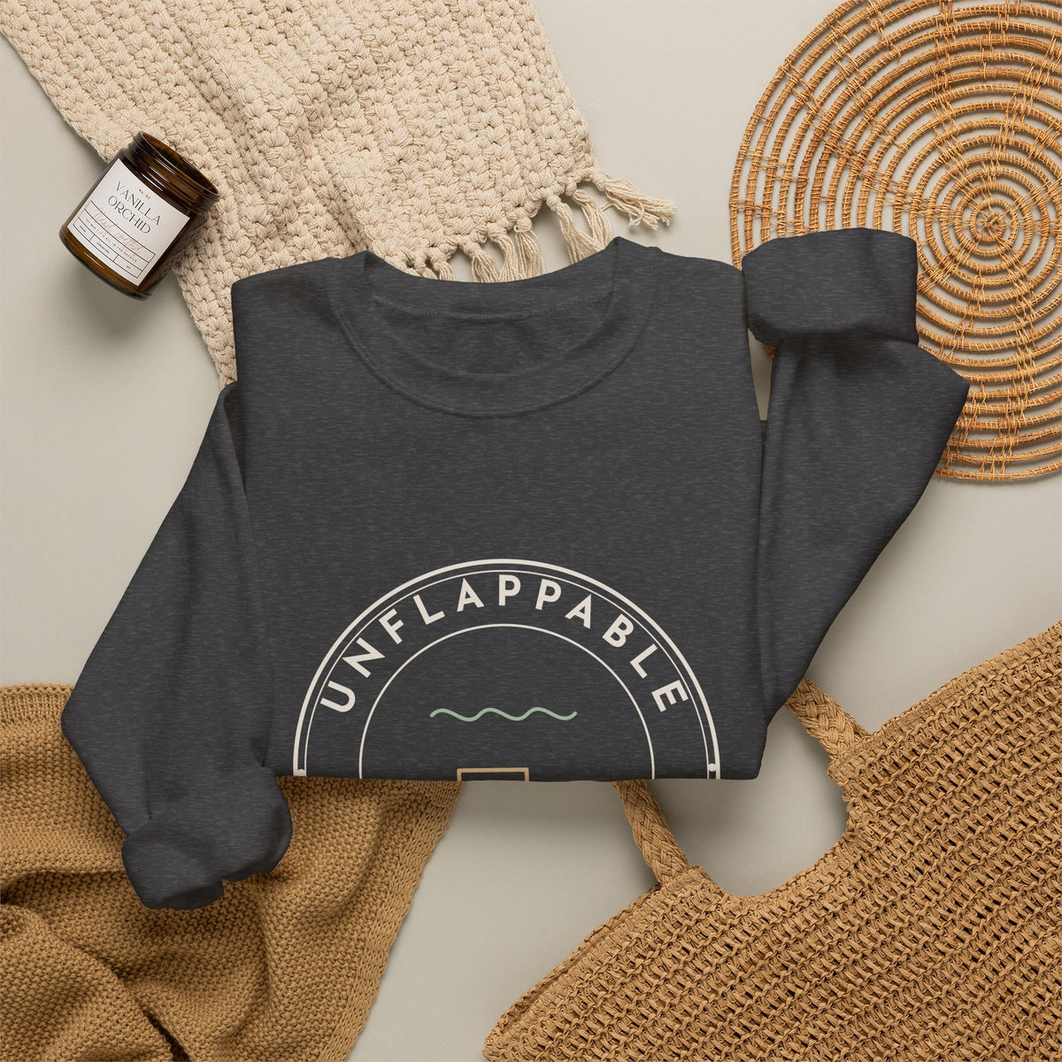 ER Nurse Crewneck Sweatshirt - Unflappable Since Triage Cozy Emergency Nurse Gift