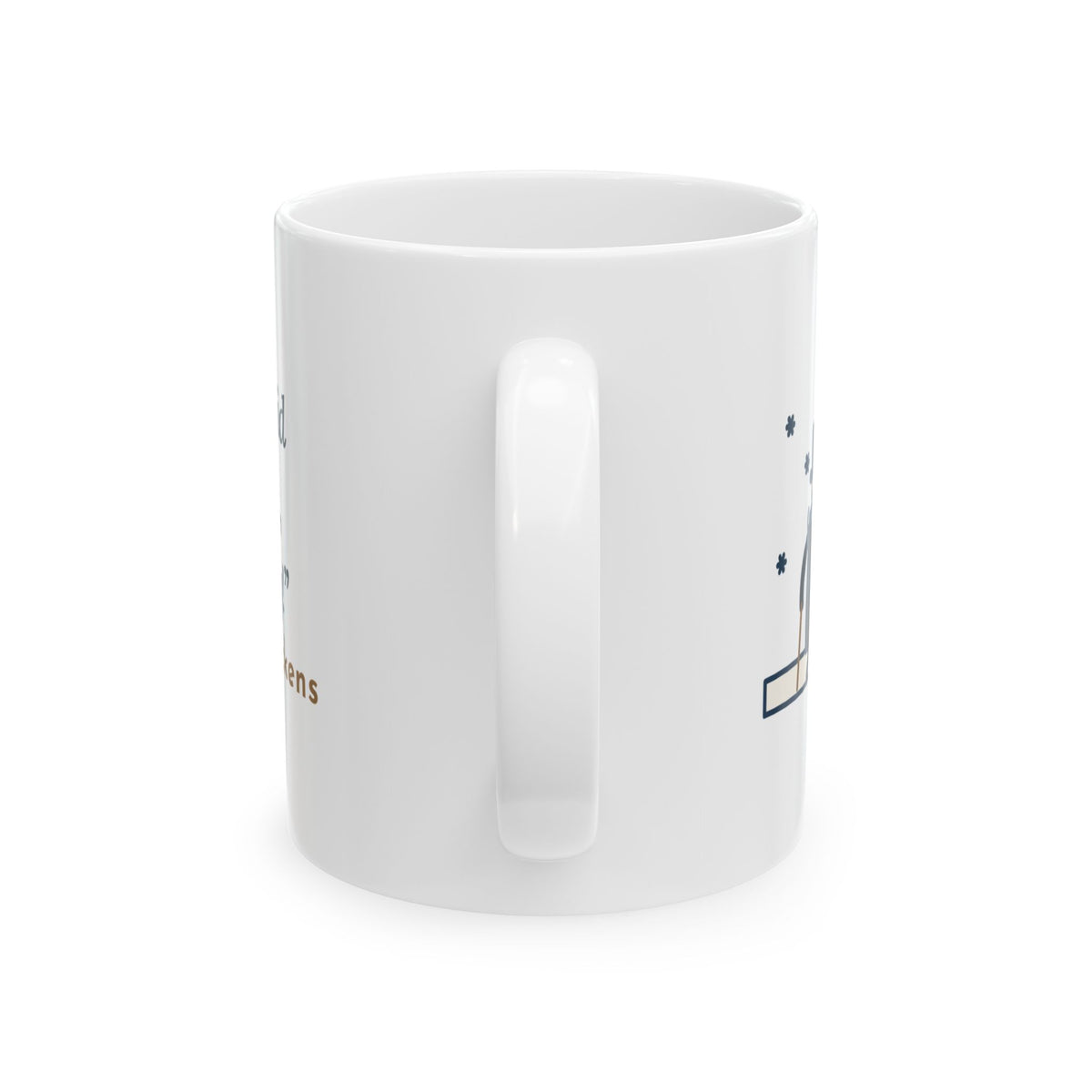 Dickens Quote Mug, Bah Humbug, Christmas Snowy Shop Window Coffee Mug 11oz