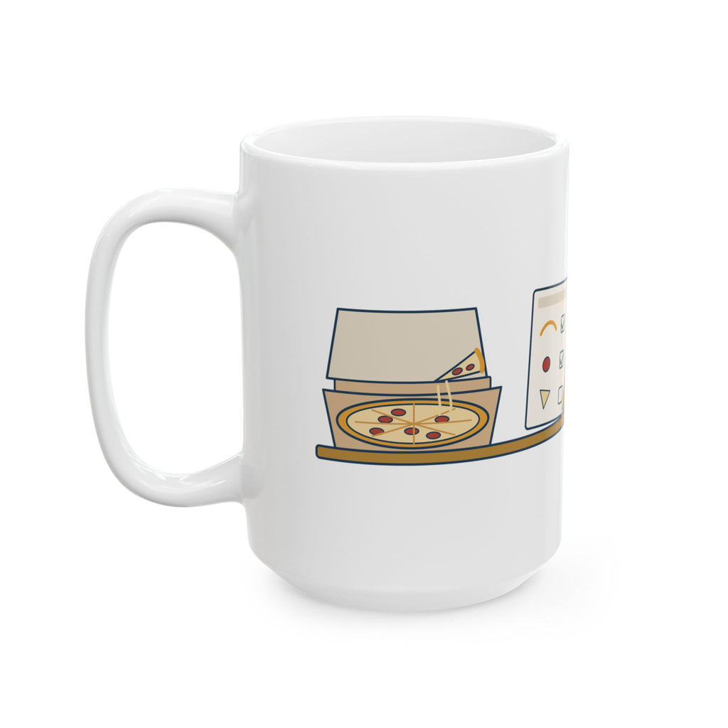 Large 15oz Diabetes Nurse Educator Mug - Carb-Counting Final Exam Pizza Night Gift