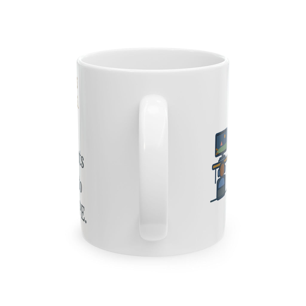 Esports Club Adviser Mug - Esports Tryouts. Half the Parents Want It to Count as PE. 11oz Mug