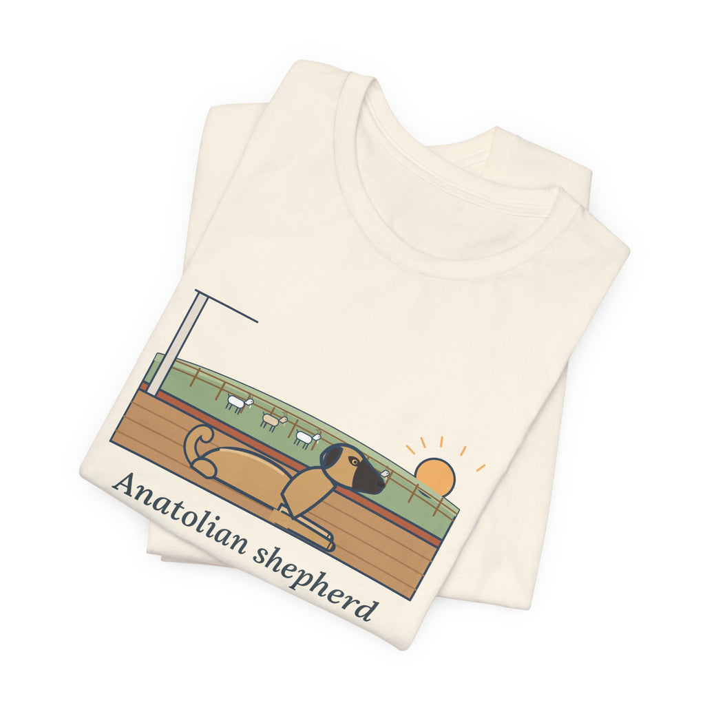 Anatolian Shepherd T-Shirt - On the Porch All Night, Every Goat Accounted For