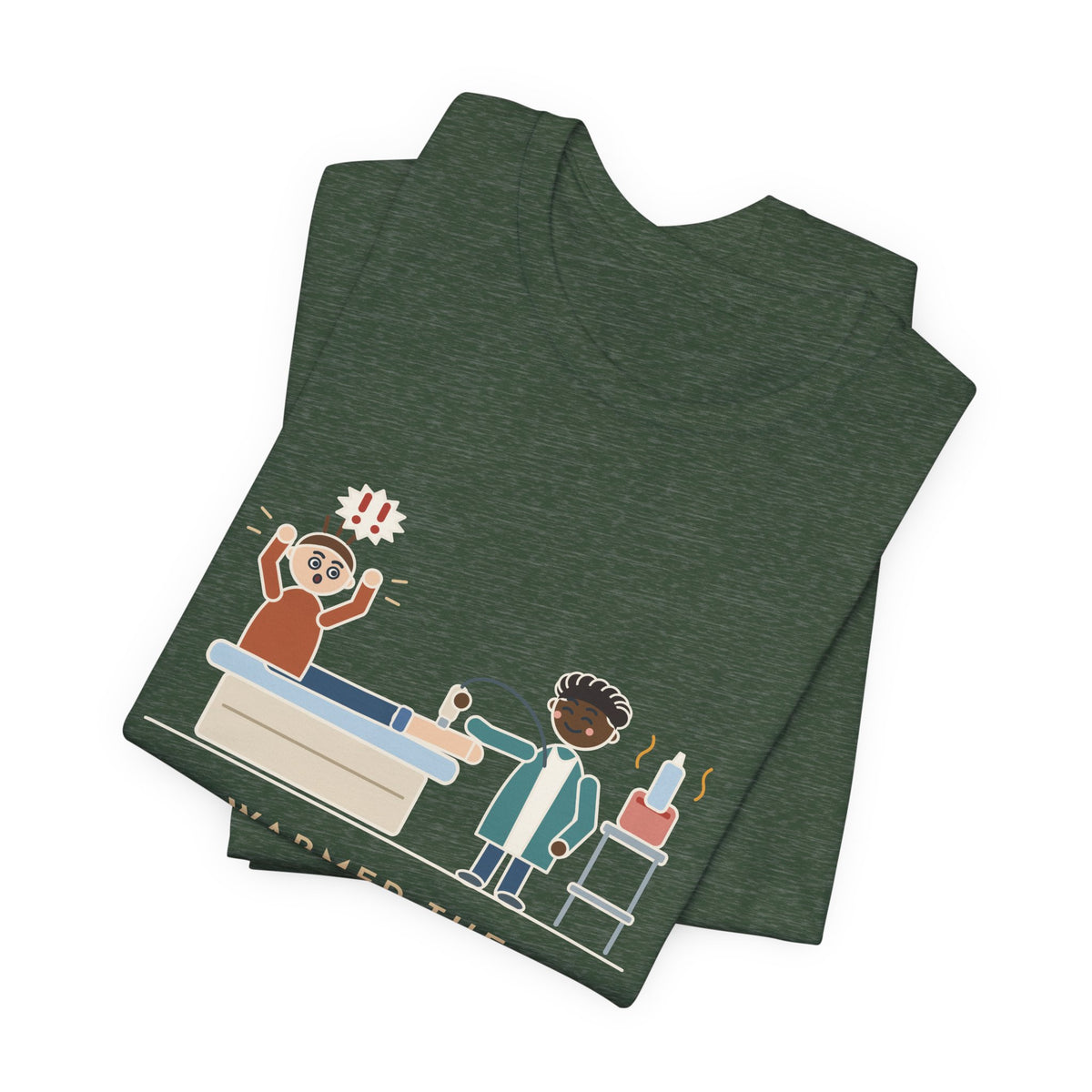 Vascular Lab Nurse T-Shirt - Warmed the Ultrasound Gel, He Still Yelped Funny Nurse Tee