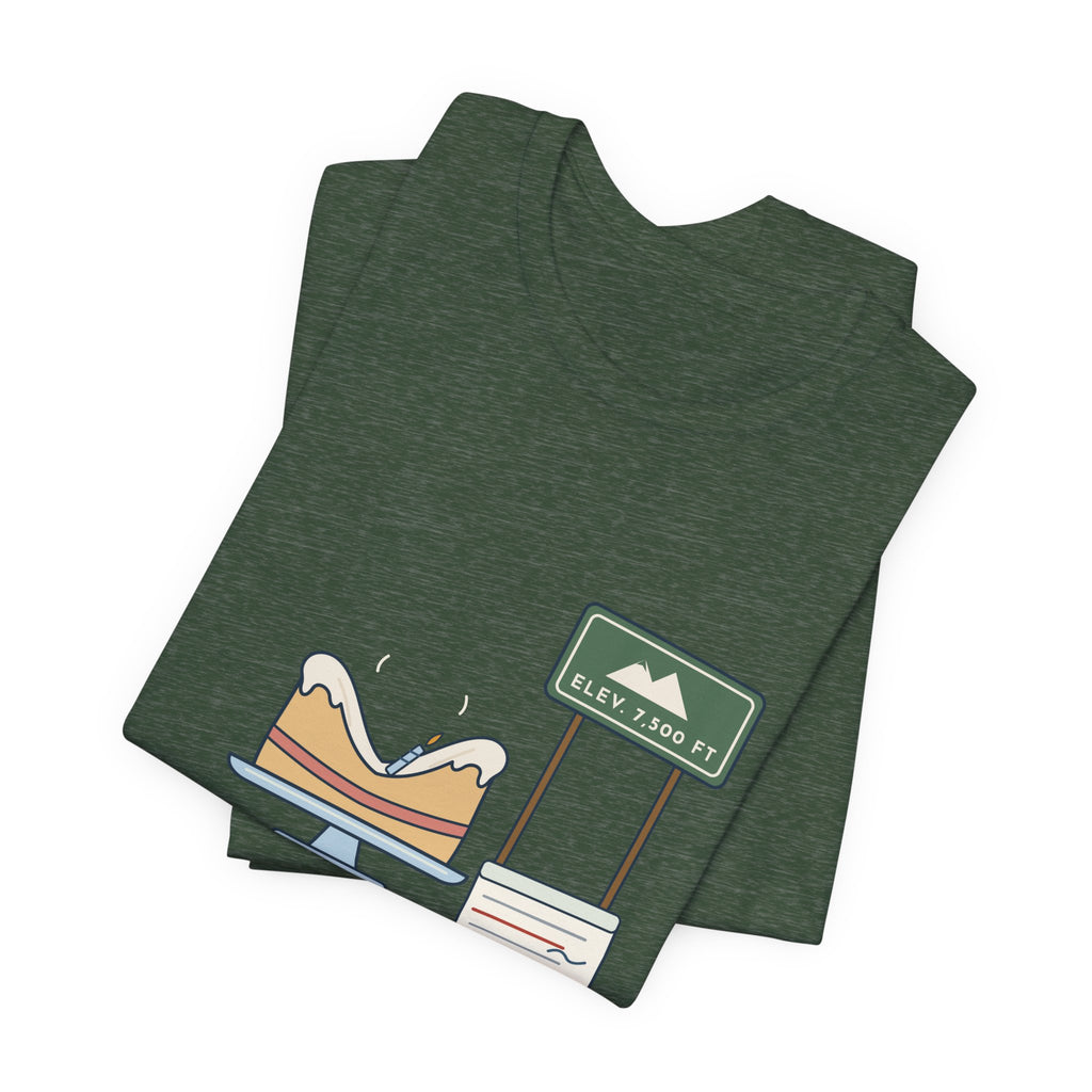 High-Altitude Baking T-Shirt - Adjusted for Altitude. Still Flat. Colorado Baker Tee