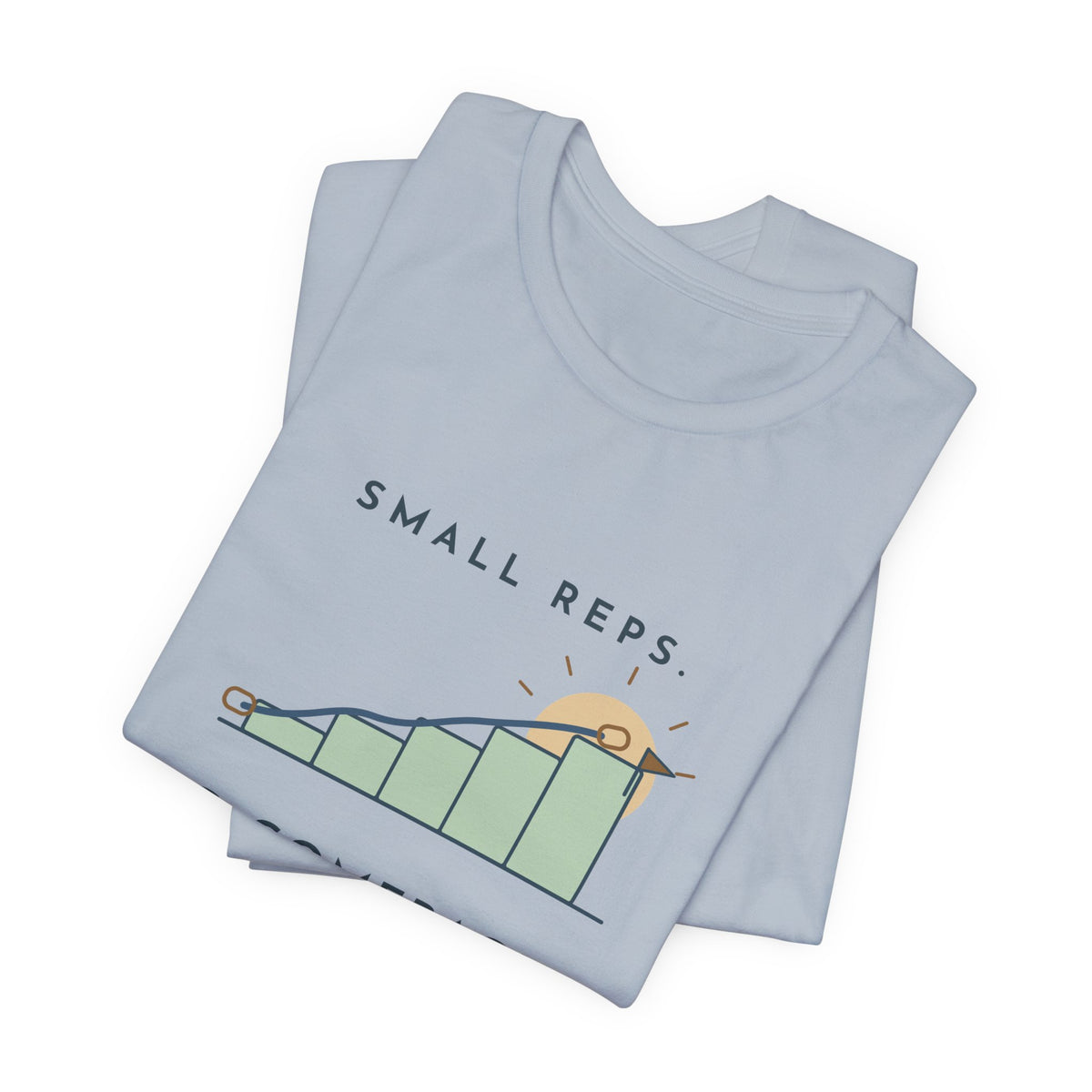 PT and OT T-Shirt - Small Reps. Big Comebacks. Physical Therapist Clinic Day Tee