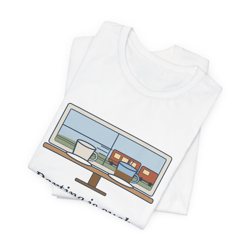 Shakespeare Quote T-Shirt, Parting Is Such Sweet Sorrow, Literary Cafe Window Tee