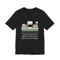 Funny Family Dinner T-Shirt, Twenty Minutes of Debate, Same Pizza Place as Last Friday, Kitchen Vote Tee
