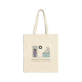 Turkish Angora Tote Bag - Turned On the Bathroom Faucet by Himself at Two A.M. Cat Lover Tote