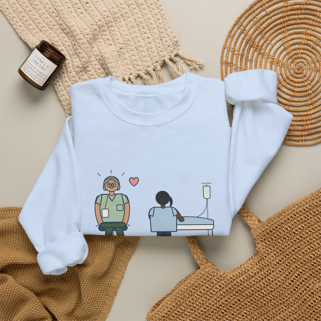 Preceptor Crewneck Sweatshirt - Sitting on My Hands. You've Got This. Nurse Mentor Gift
