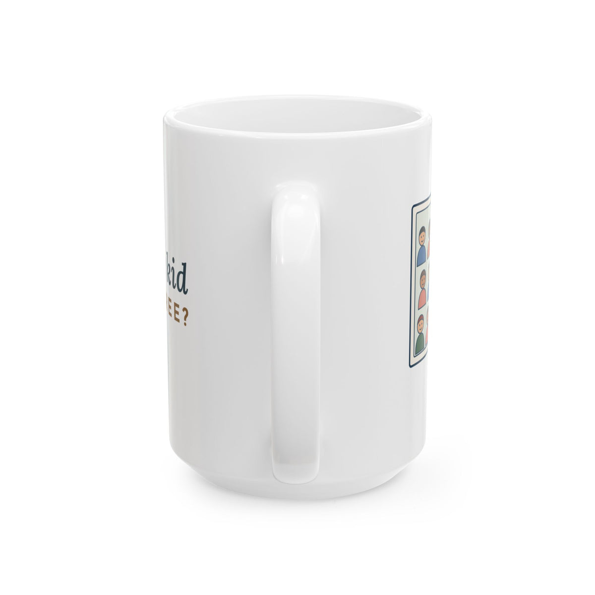 Large 15oz Yearbook Staff Mug - Who's the Kid in Row Three?