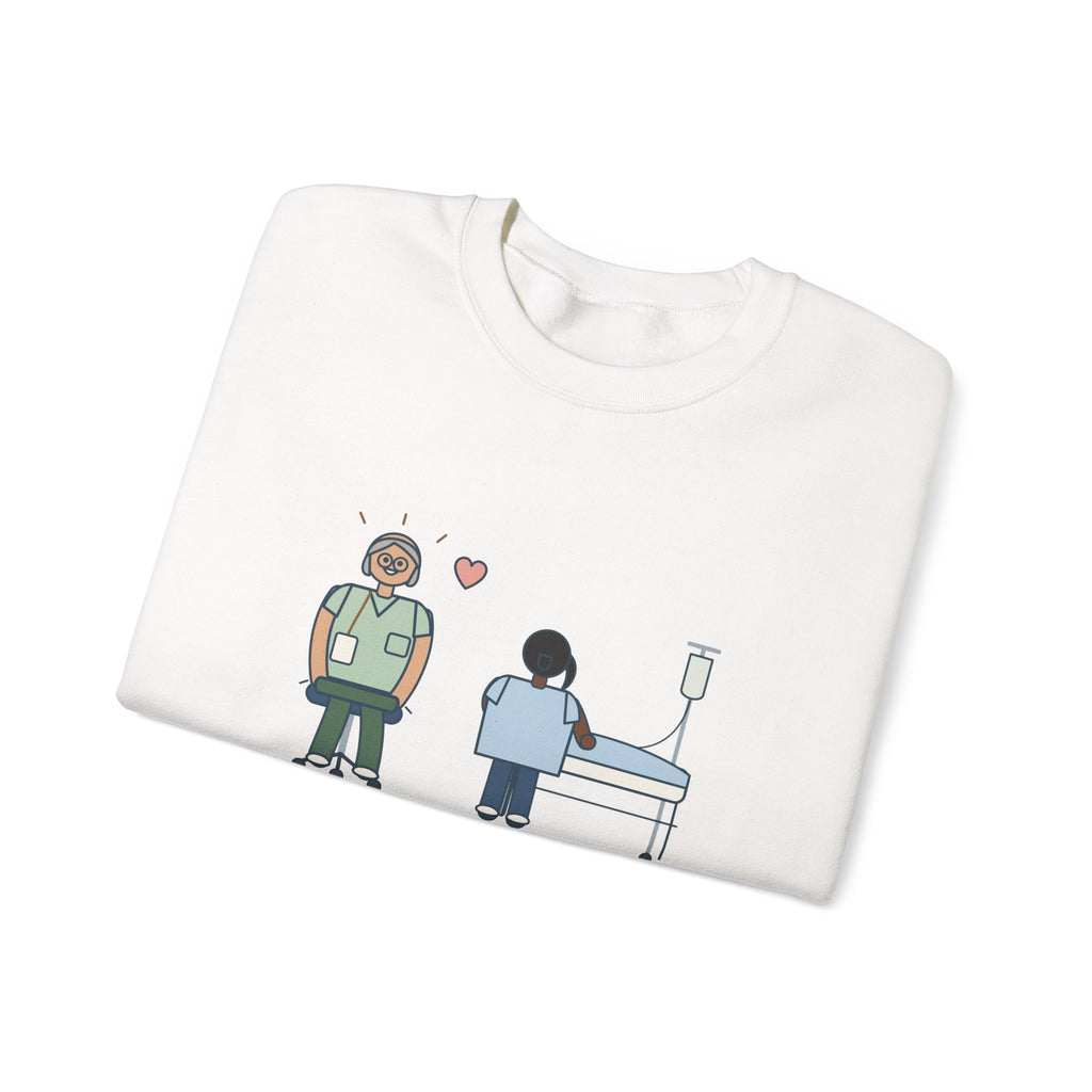 Preceptor Crewneck Sweatshirt - Sitting on My Hands. You've Got This. Nurse Mentor Gift