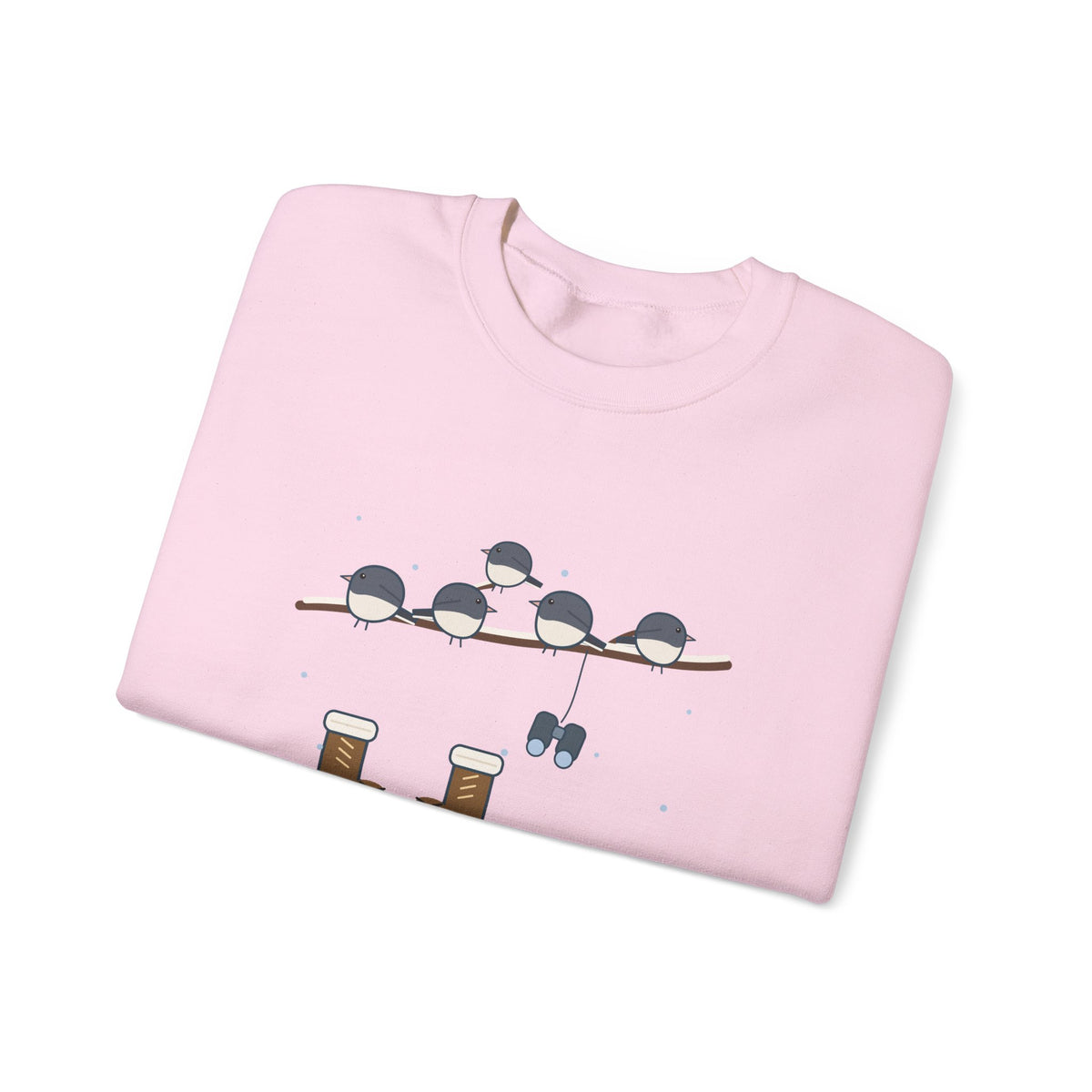 Winter Birders Crewneck Sweatshirt - Counting Juncos Until My Toes File a Complaint