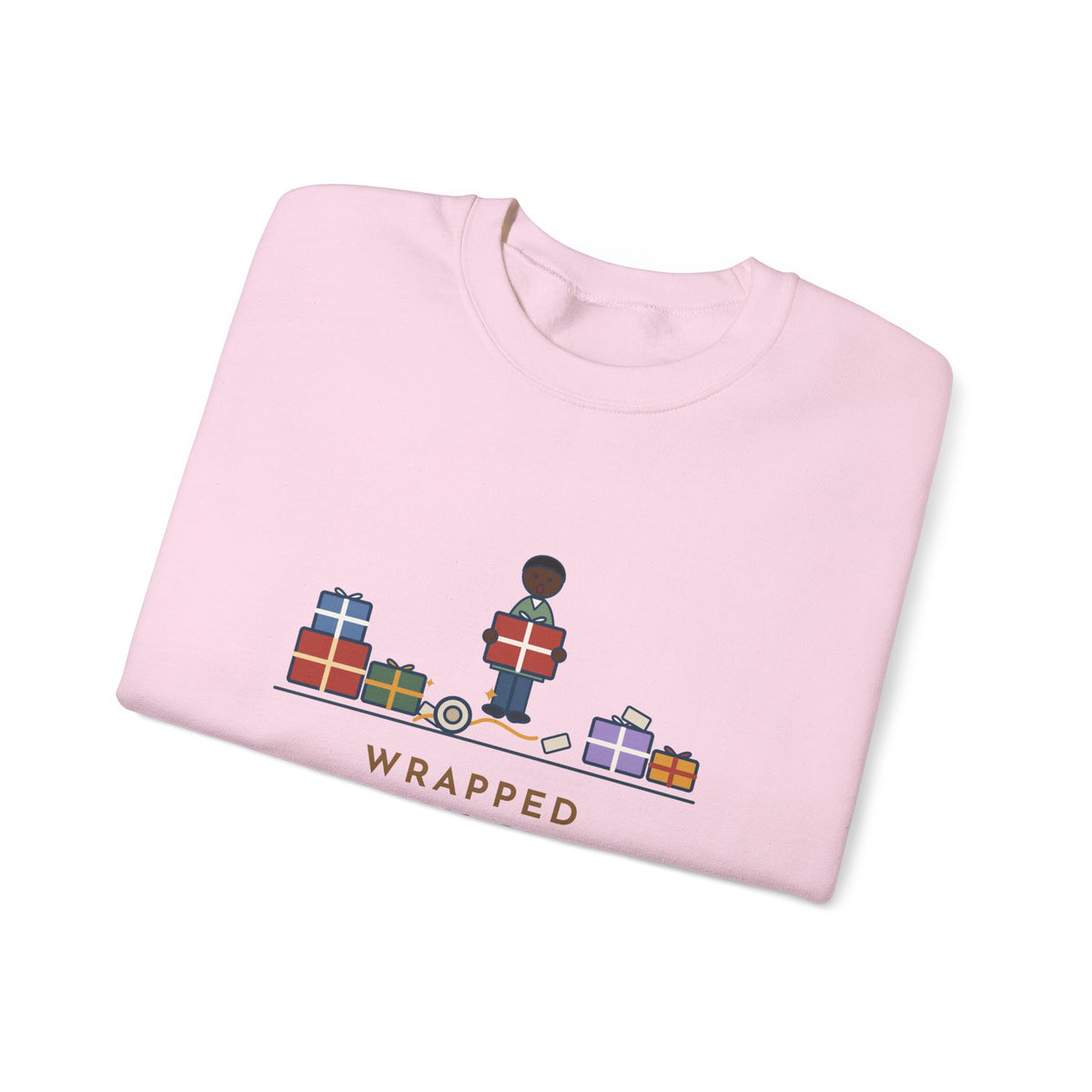 Funny Christmas Crewneck Sweatshirt - The Tape Was Under the Last Gift