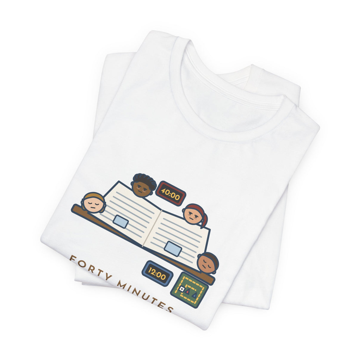 Funny Board Game T-Shirt - Forty Minutes Reading the Rules, Twelve Minutes Playing