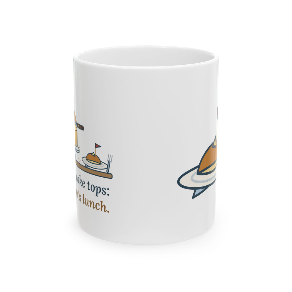 Cake Baker Coffee Mug - Leveled Cake Tops: The Baker's Lunch