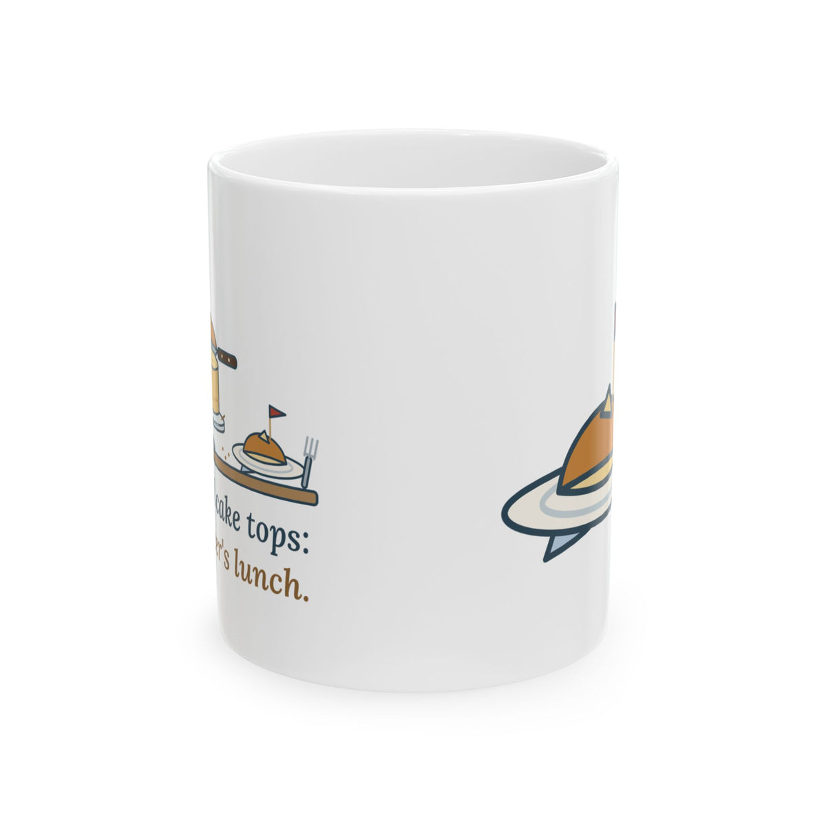 Cake Baker Coffee Mug - Leveled Cake Tops: The Baker's Lunch