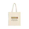 Fall Down Seven Times, Get Up Eight Tote Bag, Motivational Proverb Tote with Roly-Poly Toy