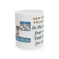 New Year's Day Plunge Mug, In the Water Four Seconds, Told the Story for a Month, Funny Coffee Mug 11oz