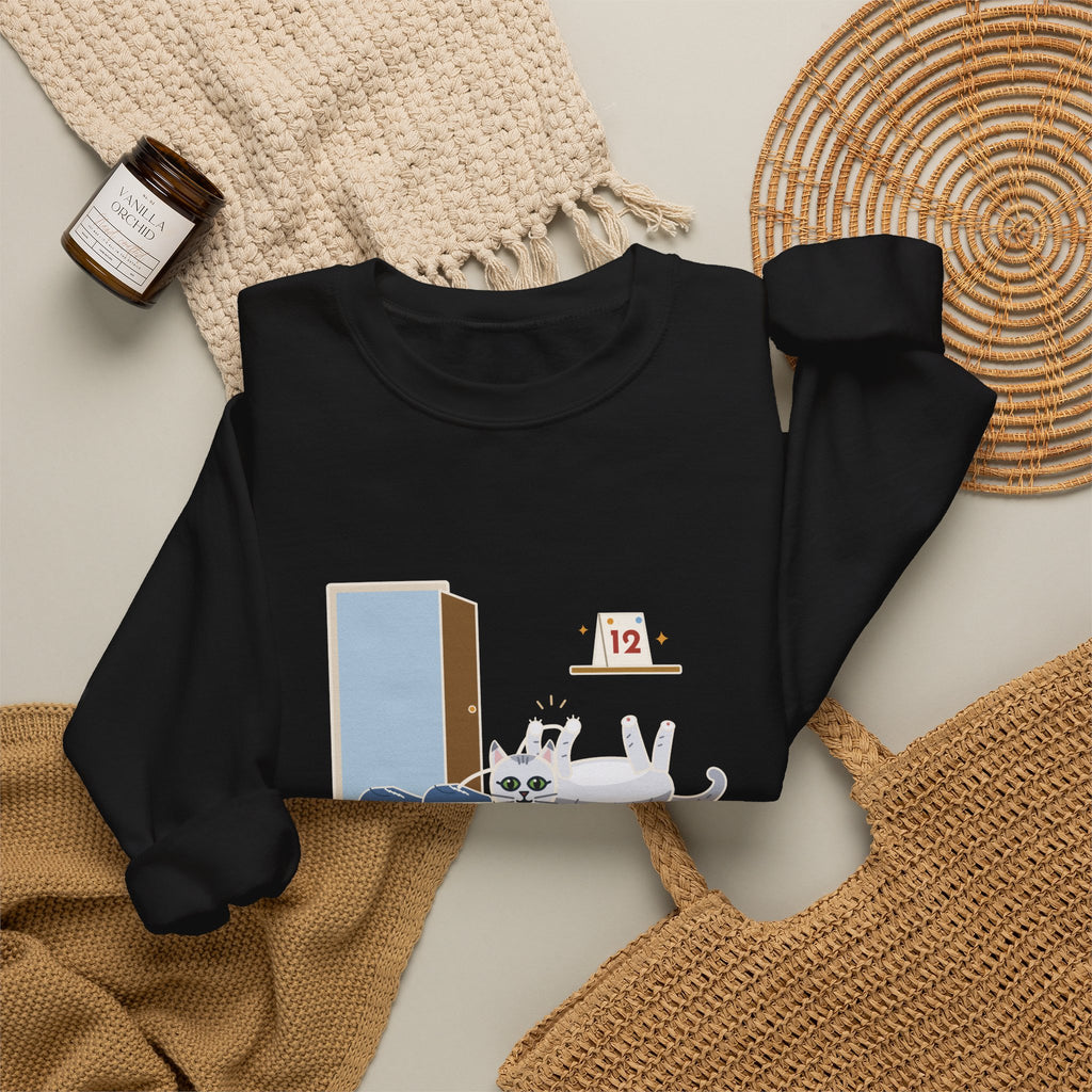 Burmilla Crewneck Sweatshirt - Twelve and Still Pouncing on Shoelaces Cat Owner Gift