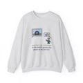 Funny Family Group Chat Crewneck Sweatshirt - Dad Said Awesome to My Flat Tire