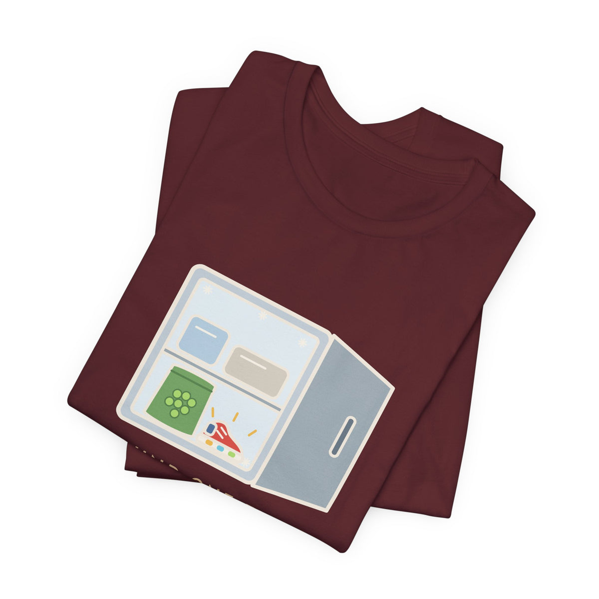 Funny Toddler Parent T-Shirt - Found One Tiny Shoe in the Freezer, Next to the Peas