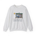 Retired, Still Up at 5:30 Sweatshirt, Funny Retired Crewneck with Hardware Store Dawn
