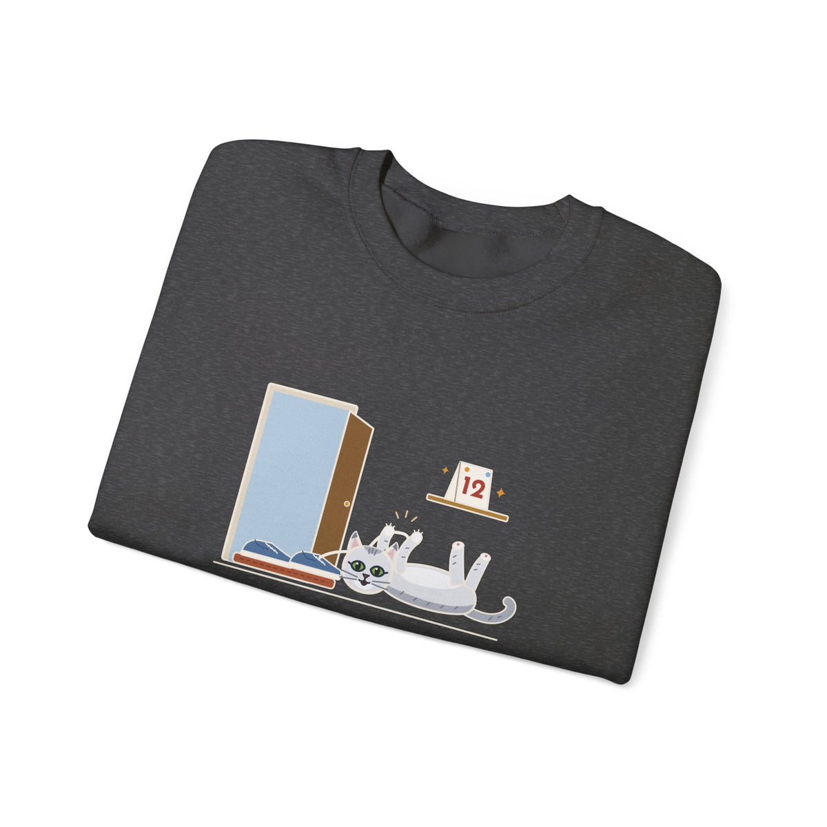 Burmilla Crewneck Sweatshirt - Twelve and Still Pouncing on Shoelaces Cat Owner Gift