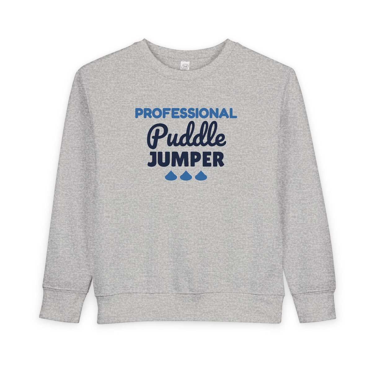 Professional Puddle Jumper Toddler Sweatshirt, Rainy Day Crewneck
