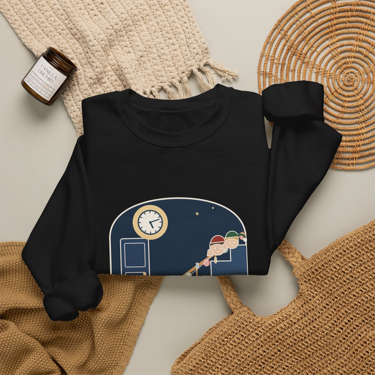 Christmas Morning Crewneck Sweatshirt - Christmas Starts at Six. Not 5:12.