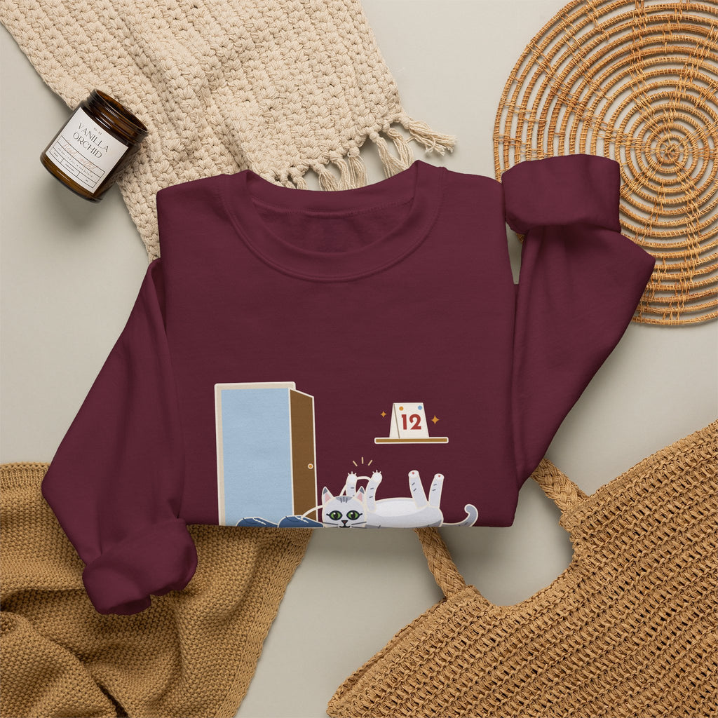 Burmilla Crewneck Sweatshirt - Twelve and Still Pouncing on Shoelaces Cat Owner Gift
