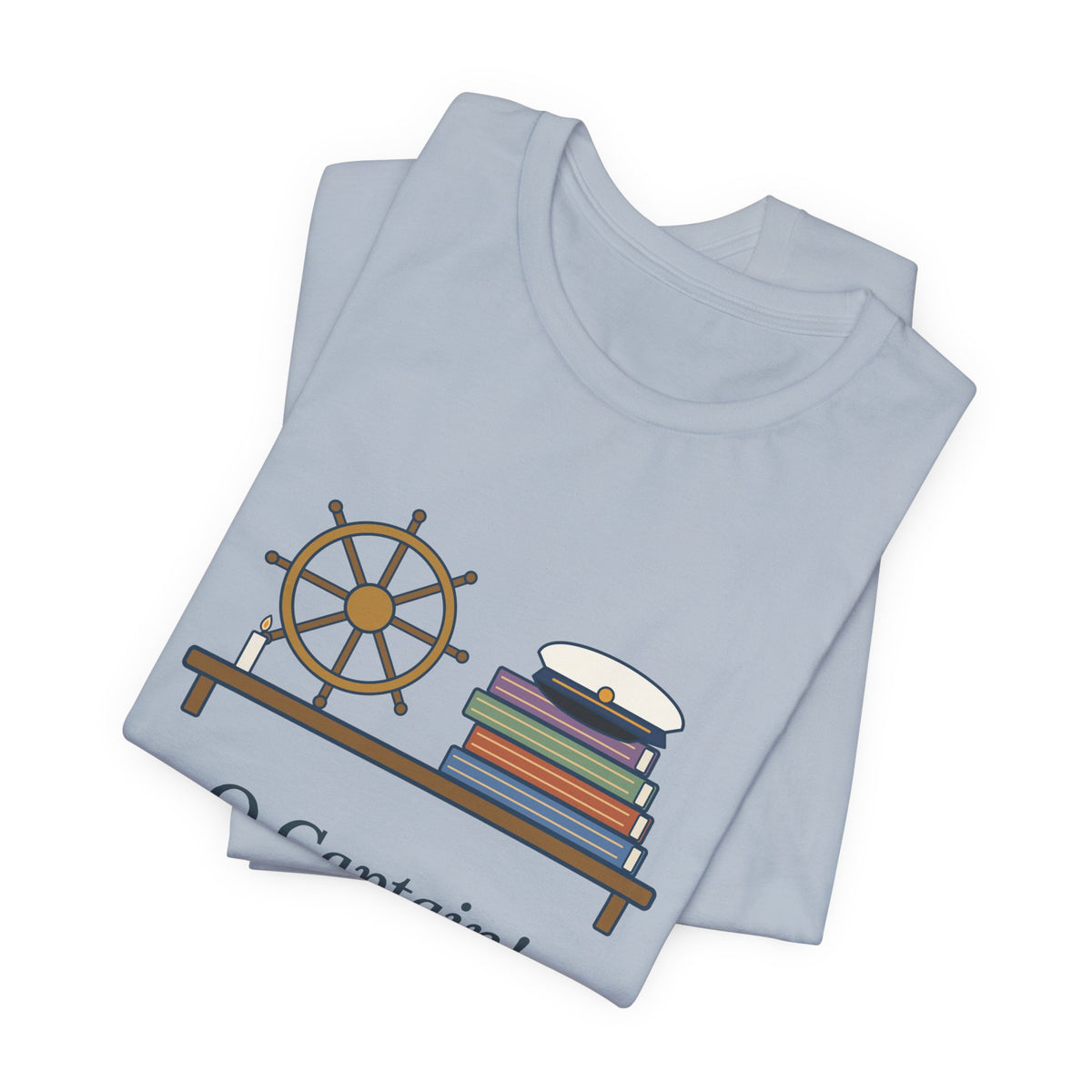 Walt Whitman Quote T-Shirt, O Captain My Captain, Teacher Captain's Desk Tee