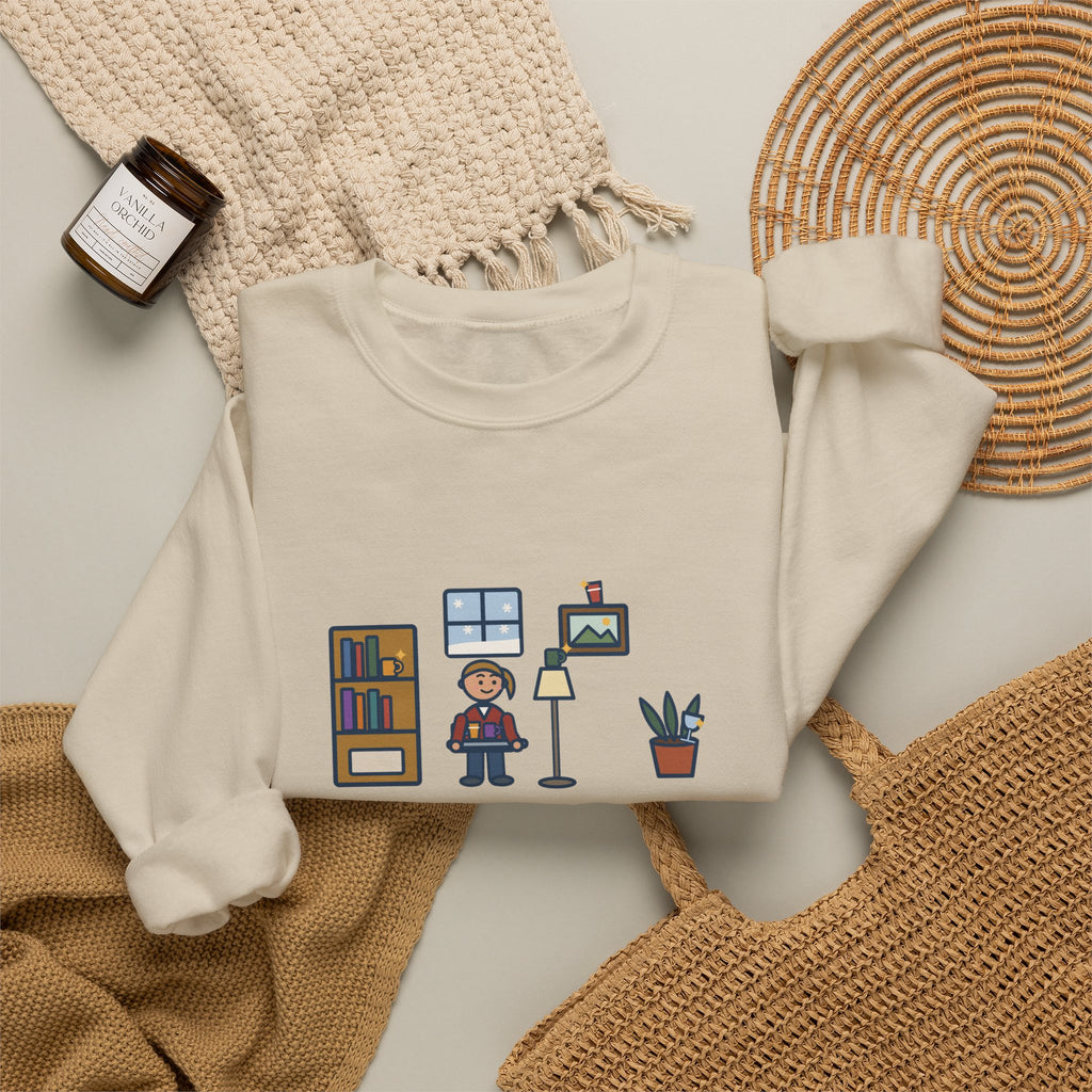 Holiday Host Sweatshirt, Hosted the Holidays, Still Finding Cups in Strange Places in January, Funny Cup Hunt Crewneck