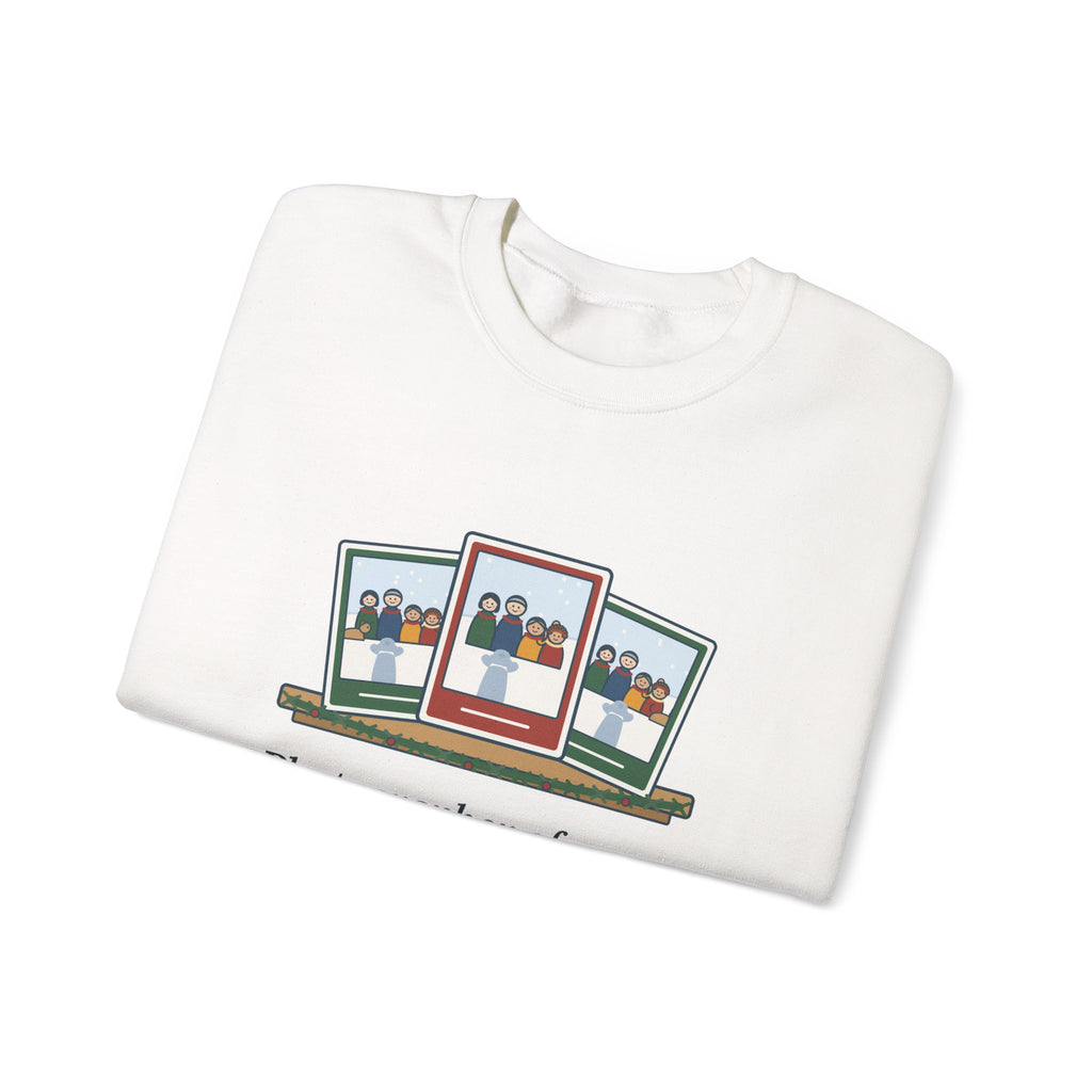 Family Photographer Crewneck Sweatshirt - Photographer of Every Christmas Card, Not in One
