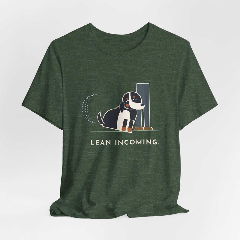 Bernese Mountain Dog T-Shirt - Lean Incoming Funny Berner Lean Tee