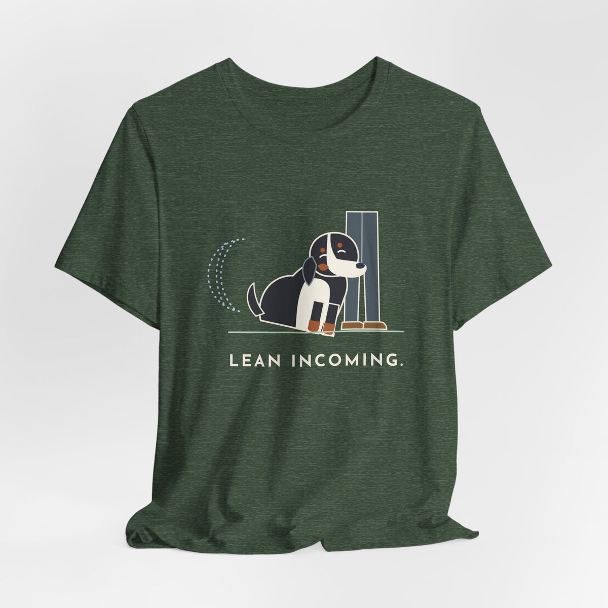 Bernese Mountain Dog T-Shirt - Lean Incoming Funny Berner Lean Tee