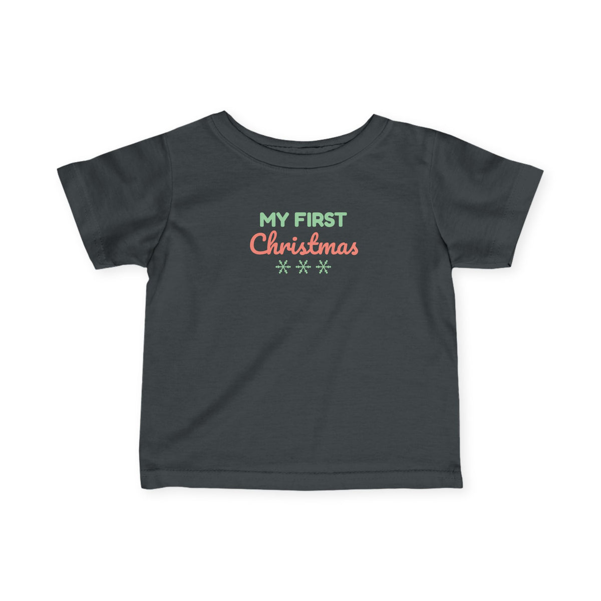 My First Christmas Baby T-Shirt, Holiday Infant Tee