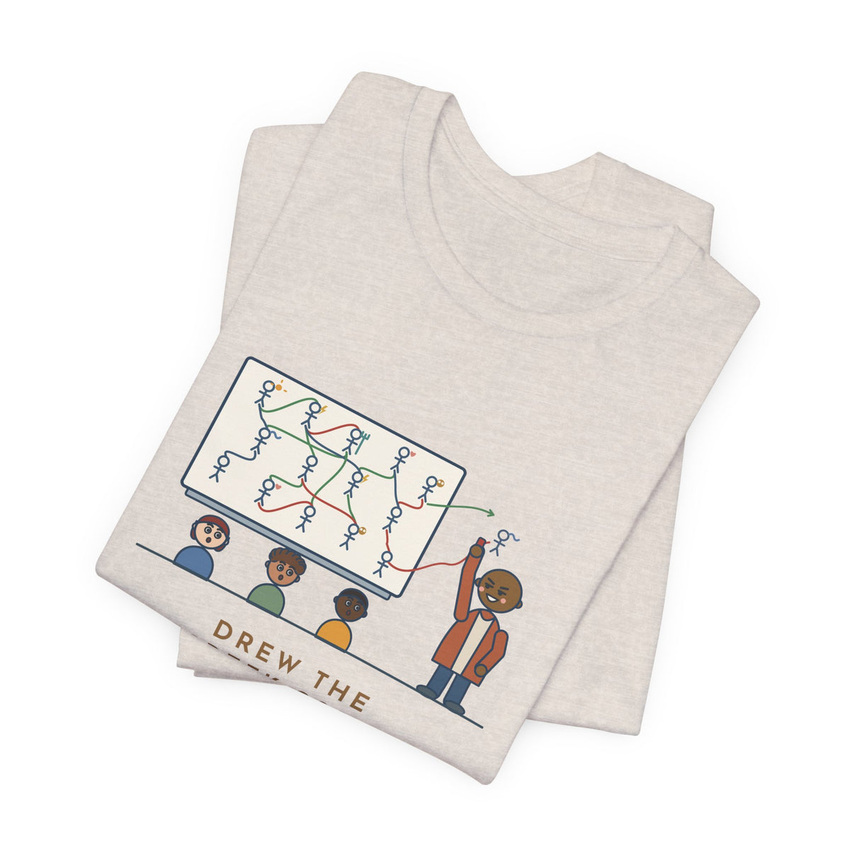 Mythology Teacher T-Shirt - Drew the Greek Gods' Family Tree, Ran Out of Whiteboard Funny Tee