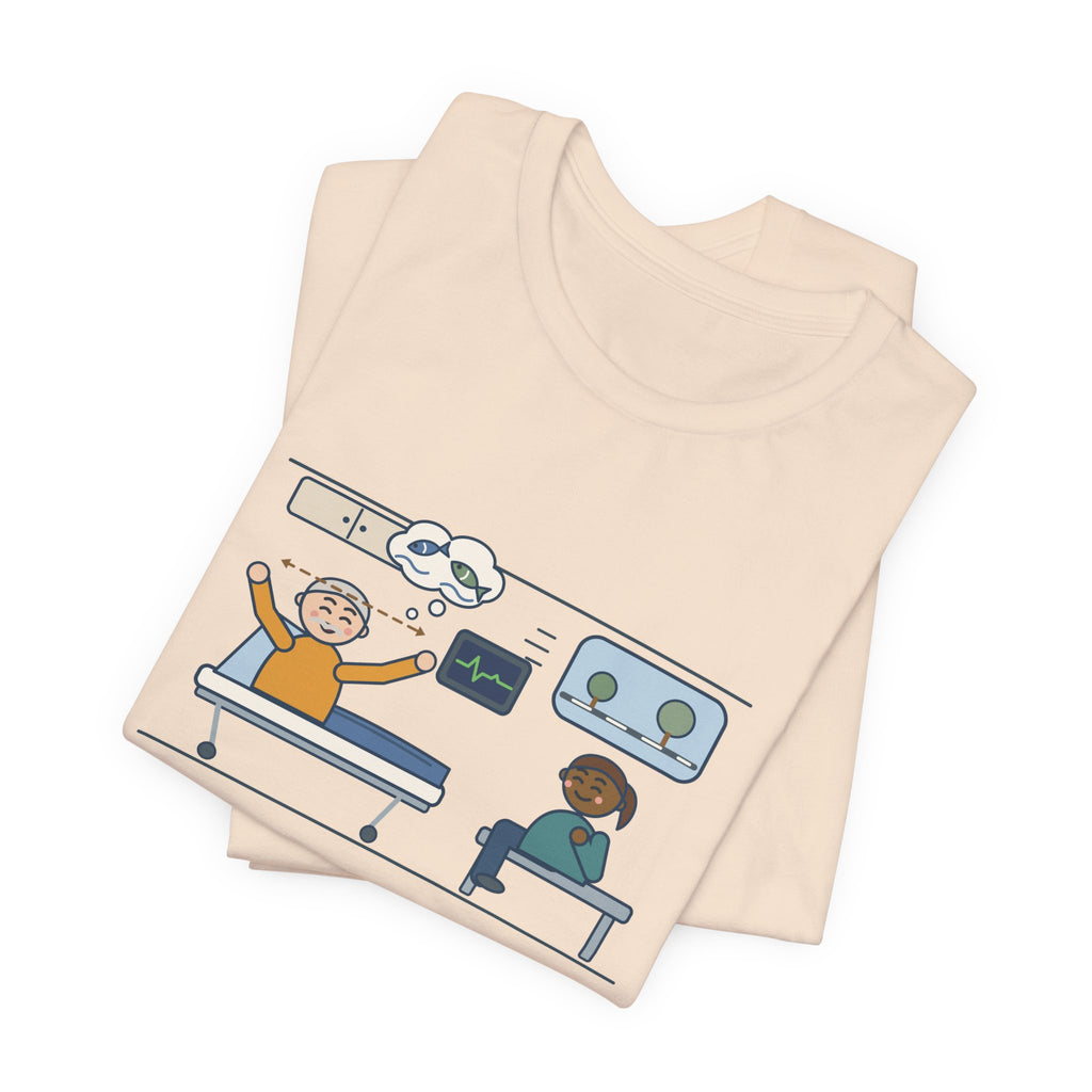 Interfacility Transport Nurse T-Shirt - Two-Hour Transfer, Heard Every Fishing Story Funny Tee