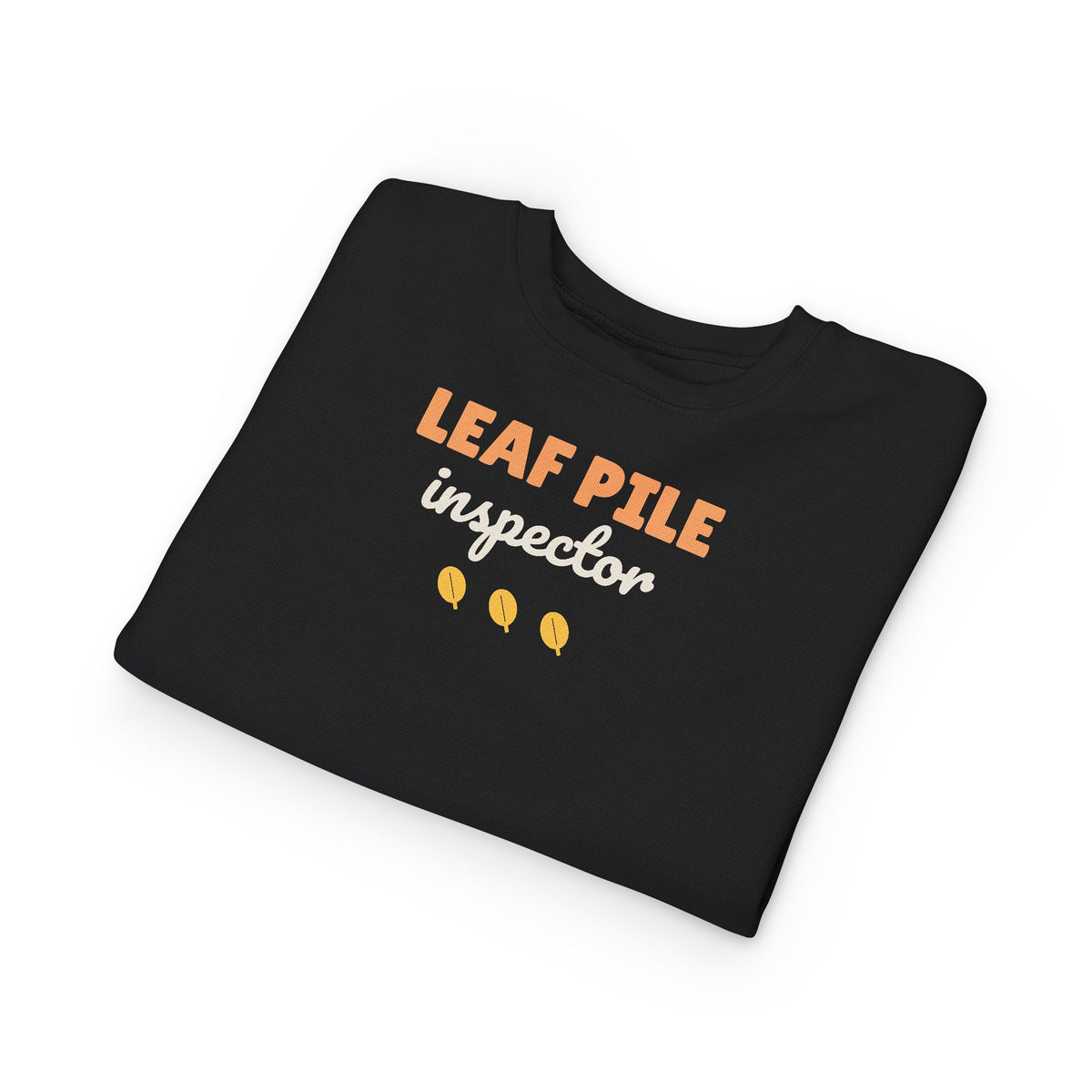Leaf Pile Inspector Toddler Sweatshirt, Autumn Toddler Crewneck