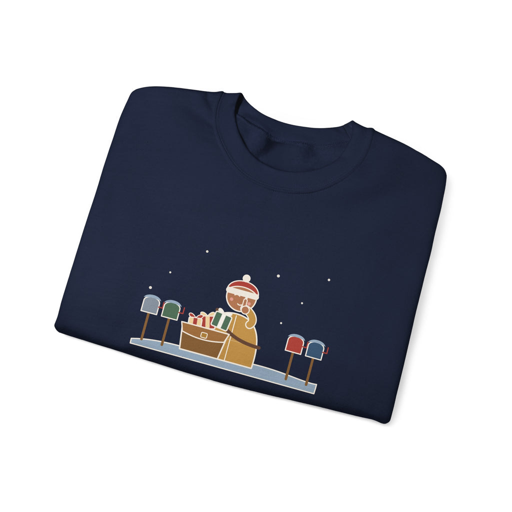 Mail Carrier Christmas Crewneck Sweatshirt - I Know Every Gift on Your List. I'm Not Telling