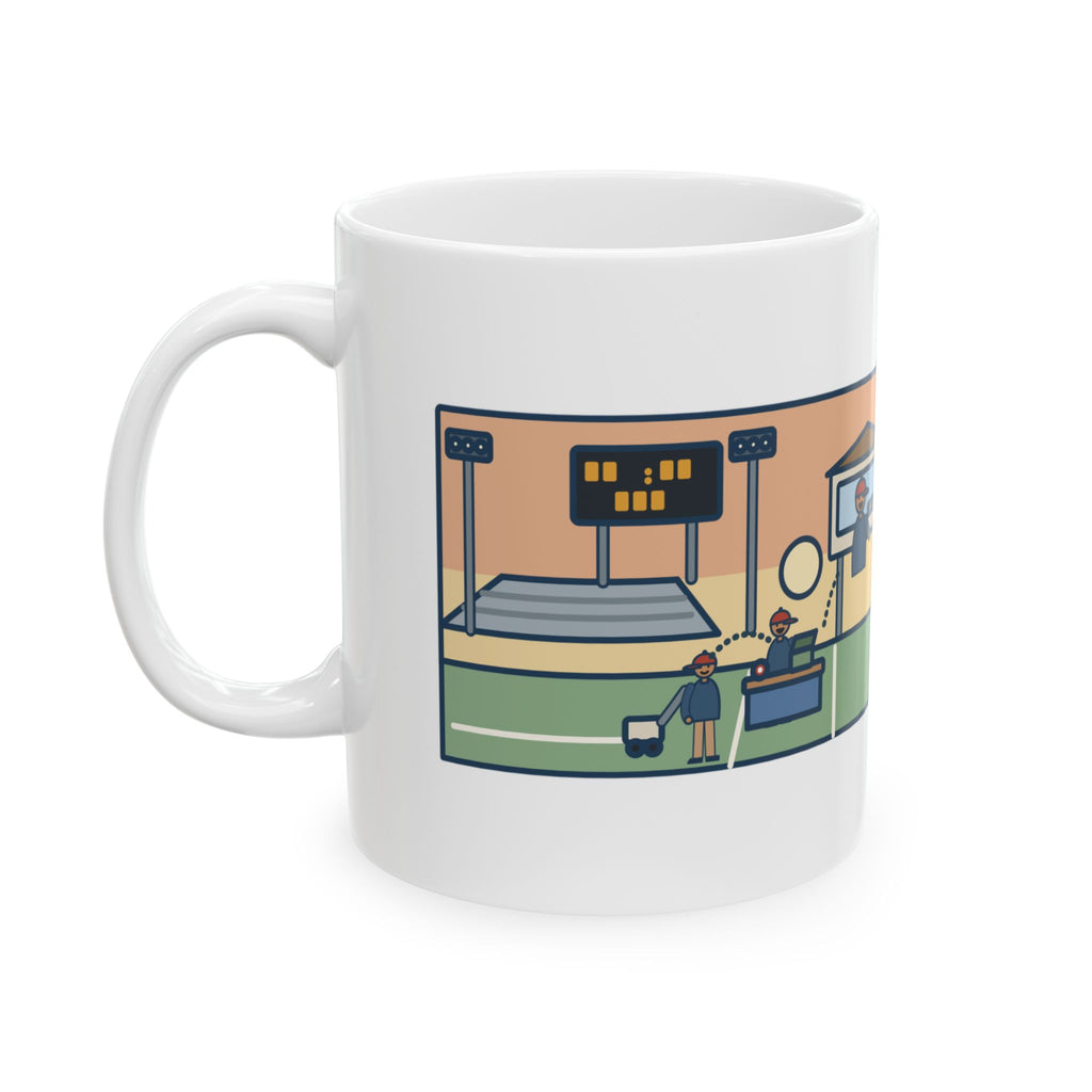Athletic Director Mug, On a Friday, Lined the Field, Sold the Tickets, Then Ran the Clock, Funny Coffee Mug 11oz