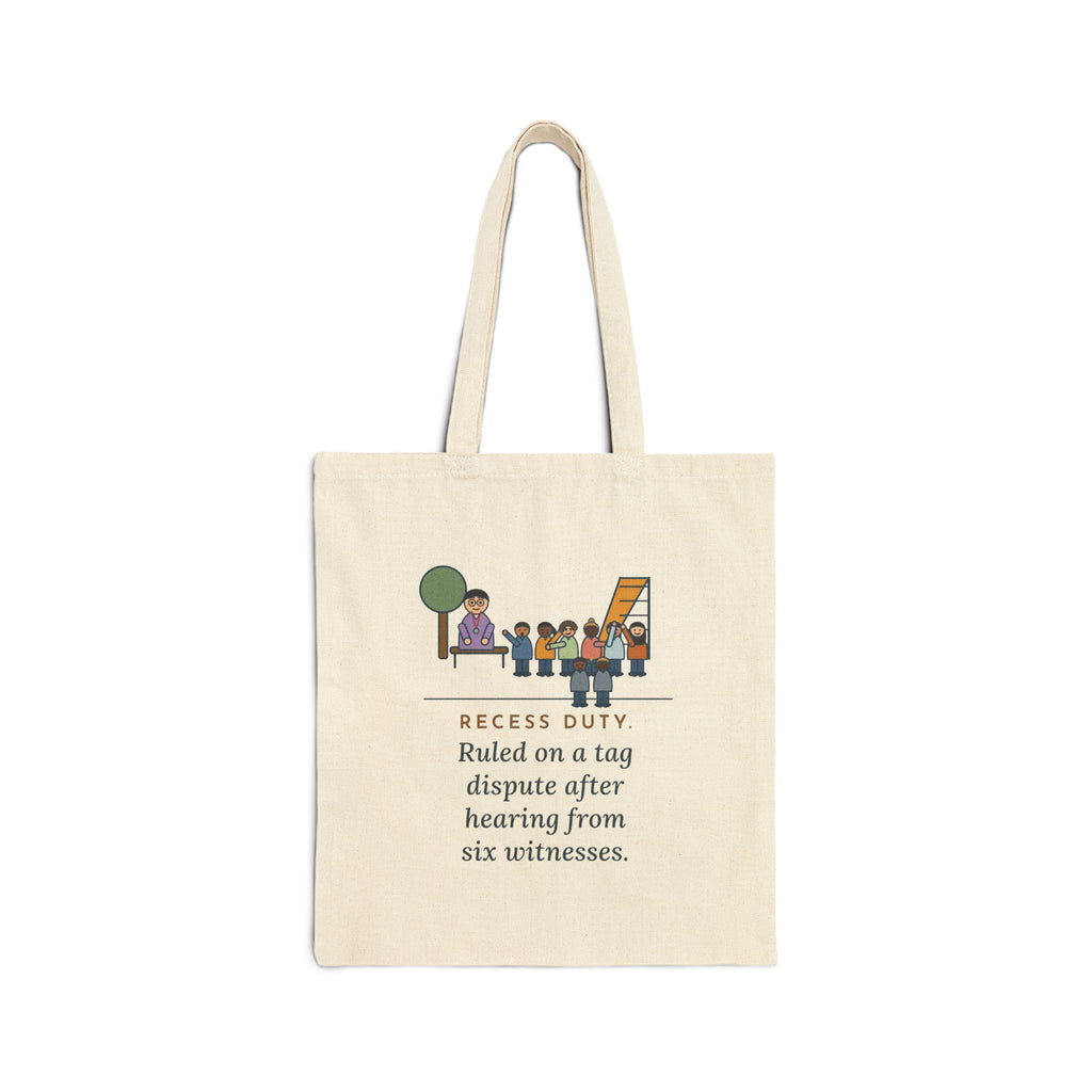 Recess Duty Tote Bag - The Great Playground Tag Dispute