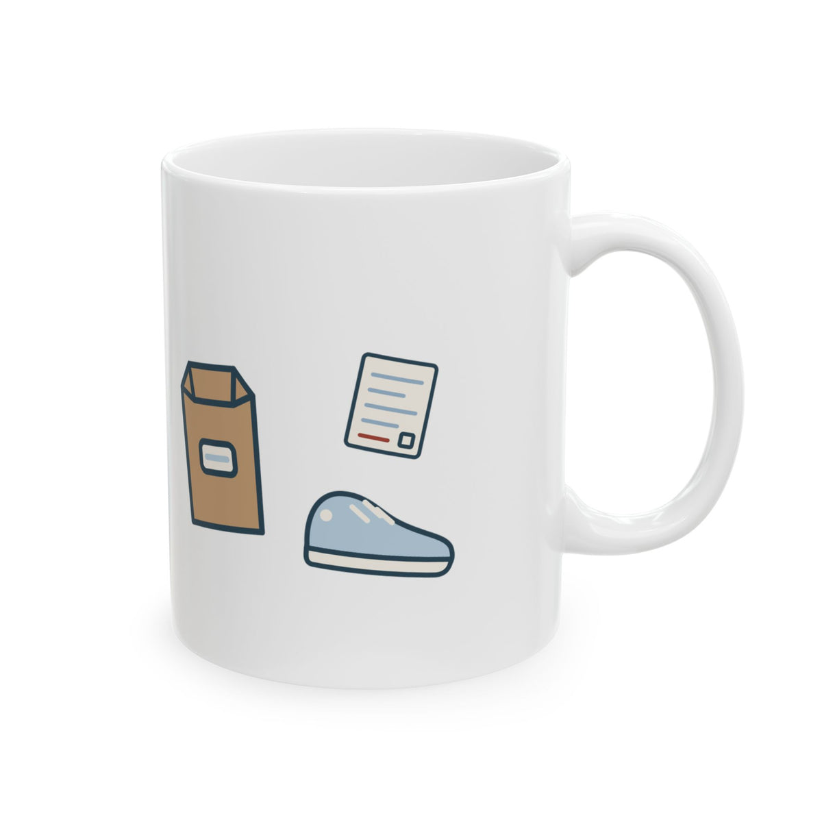 School Secretary Coffee Mug - The Forgotten-Lunch Table Is Full Front Office Gift Mug