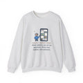 Mom Sweatshirt, Asked a Yes-or-No Question, Forty-Two Replies and Zero Answers, Funny Phone Thread Crewneck