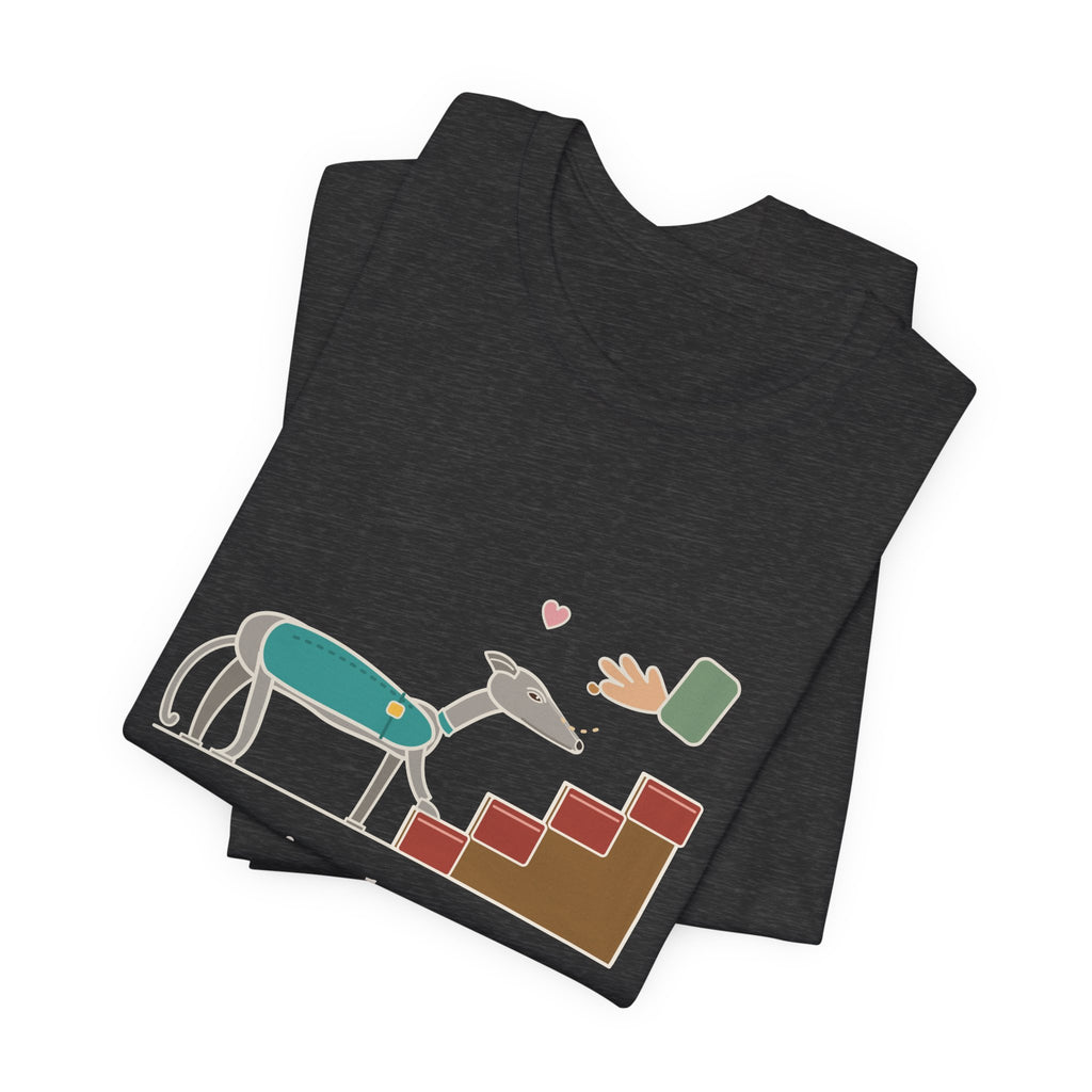 Greyhound T-Shirt - Retired Racer. Stairs Are the New Event. Greyhound Adopter Tee